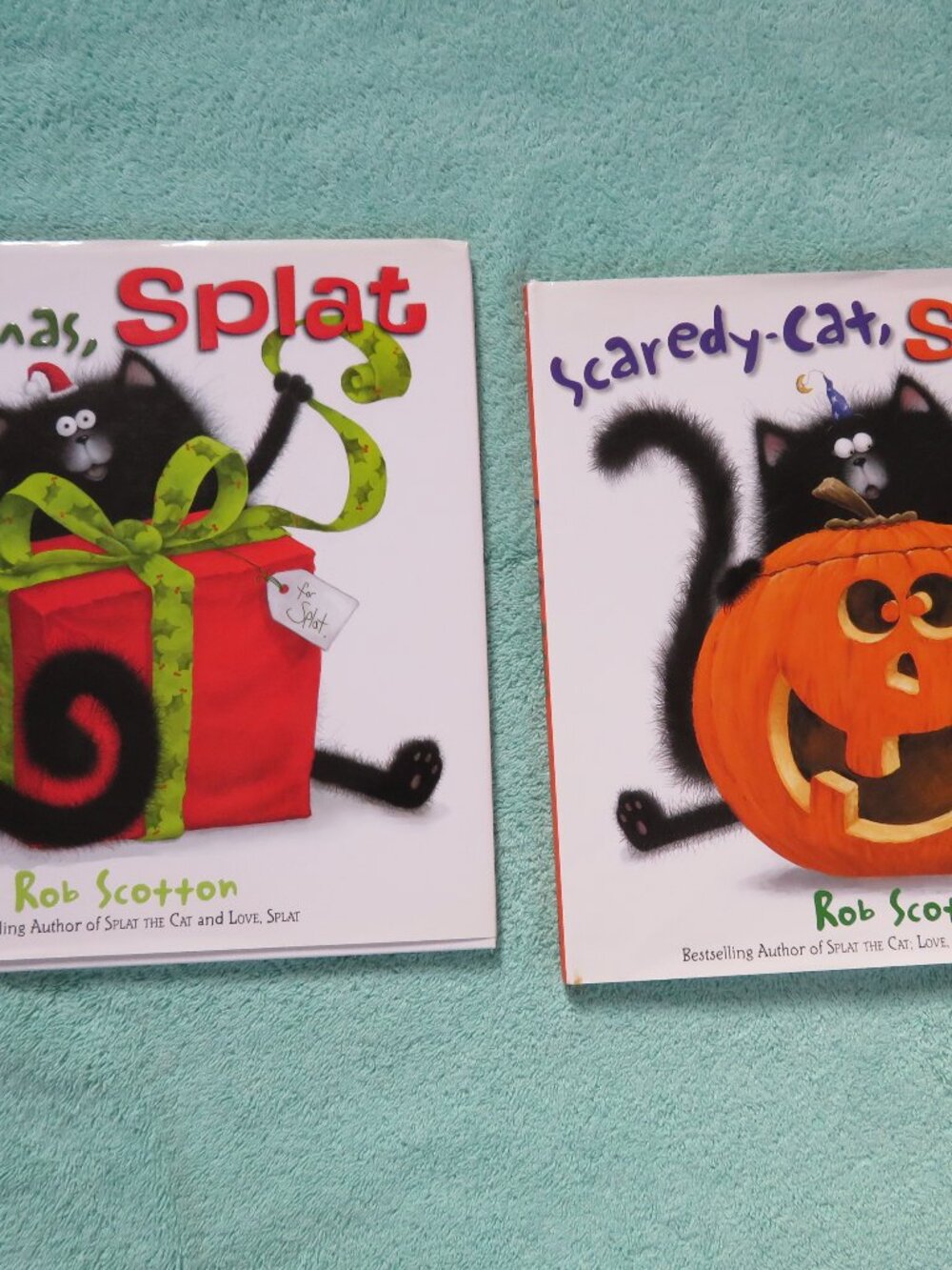Splat The Cat Hardback Books w/dust covers - NEW